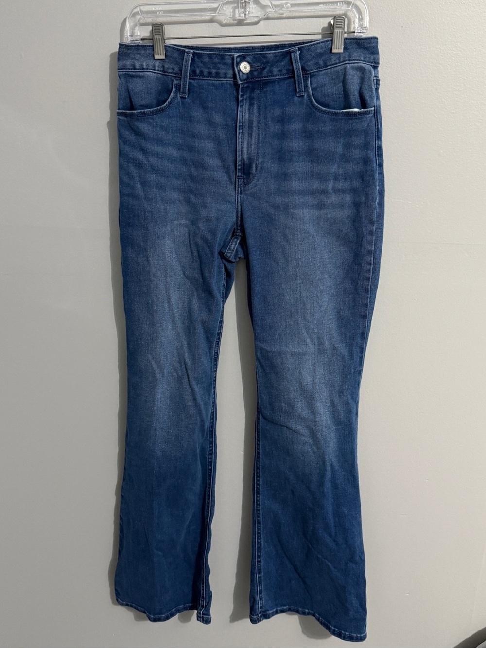 Old Navy Jeans Womens 8 High Rise Wow Flare Stretch Modest Office Casual